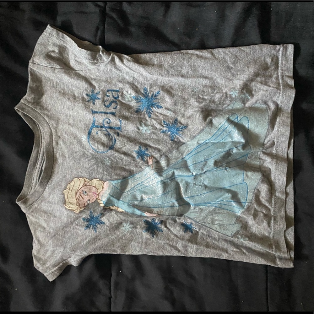 Disney frozen Elsa t shirt size 5/6